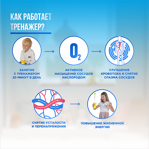 Детский дыхательный тренажер "CosmicHealth"