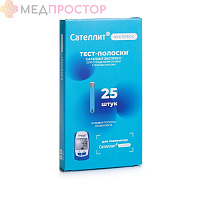Тест-полоски Сателлит экспресс (25 шт)